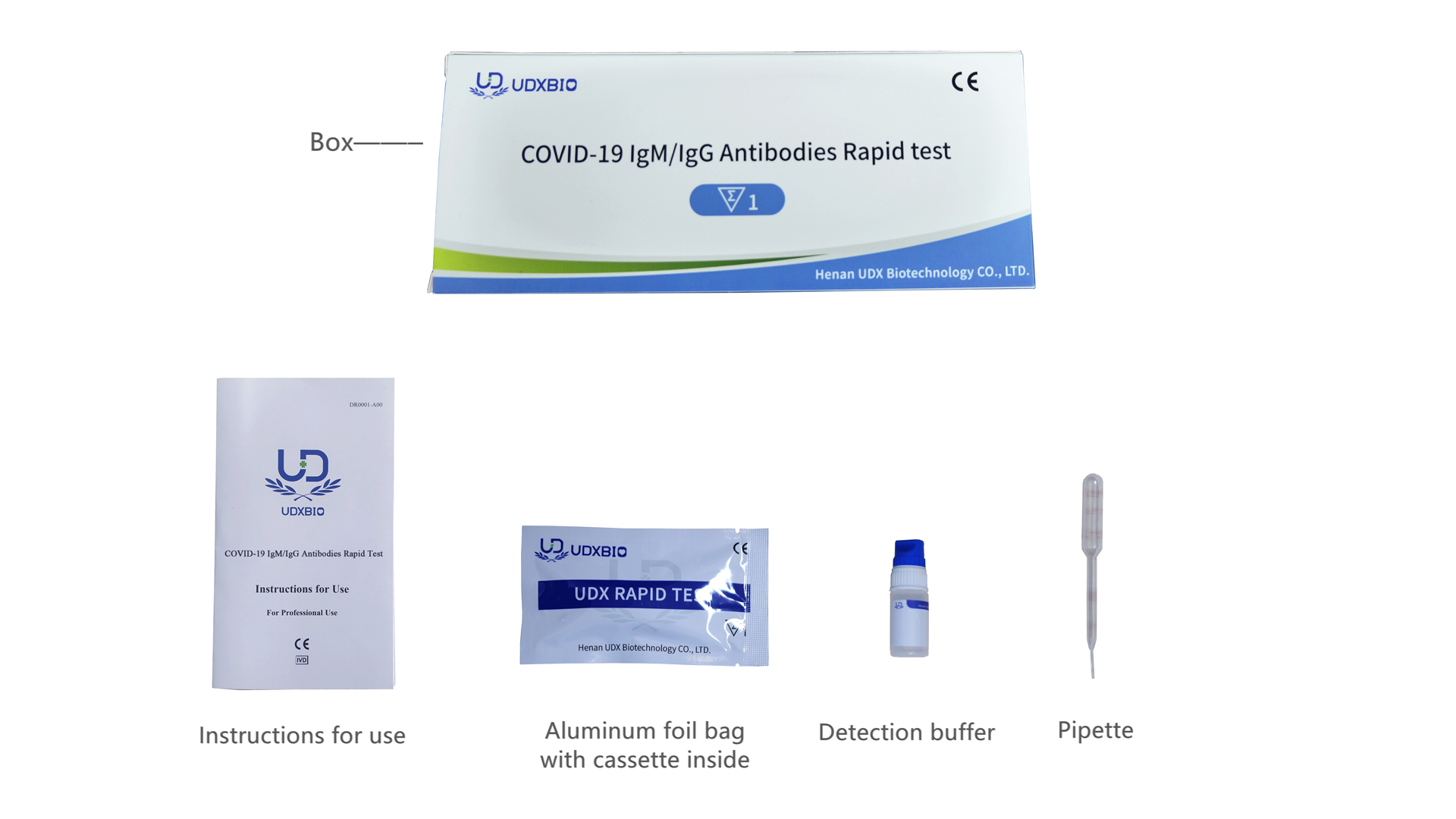 Kit Tes Cepat Antibodi IgM/IgG COVID-19 (Koloid Emas)